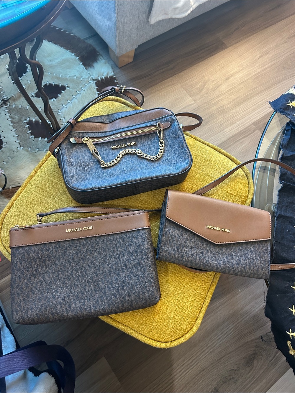 Michael Kors Set of 3 Bags